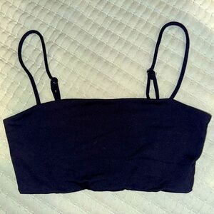 Garage Black Crop Tank open back!  Size XS GUC